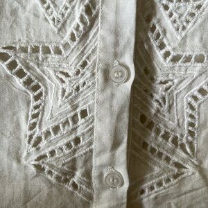 Cotton linen blend tank